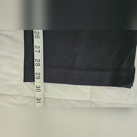 Chico's Women's Elastic Waist Juliet So Slimming Ankle Size 4T Black Dress Pant - Picture 4 of 5